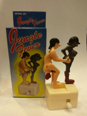 Игрушка заводная "Jungle Fever" поза стоя с негритянкой Интим Хаус