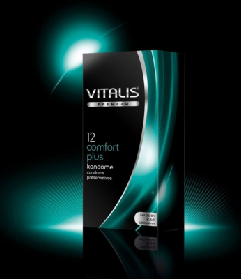 Презервативы анатомические "Vitalis" Comfort Plus Интим Хаус