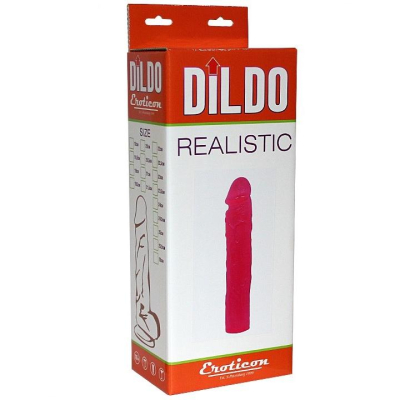 Гелевый длинный фаллоимитатор "Dildo" Интим Хаус