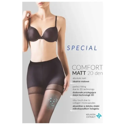 Колготки "Gabriella" Comfort Matt 2черные 20 ден 3 Интим Хаус