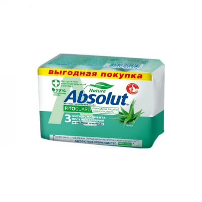 Мыло "Absolut" с алоэ 4 шт Интим Хаус