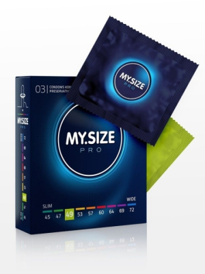 Презервативы чуть тоньше и короче привычных "MySize" 49 мм Интим Хаус