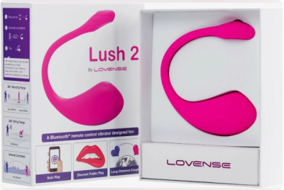 Виброяйцо "Lovense Lush 2" розовый, силикон Интим Хаус