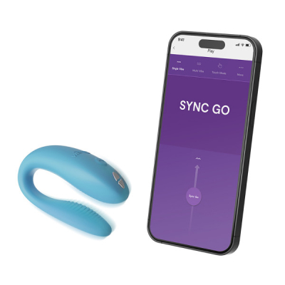 Вибратор "We-vibe" Sync Go подкова для пар, бирюзовый Интим Хаус