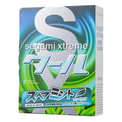 Презервативы "Sagami" Xtreme с ментолом Интим Хаус