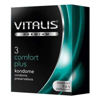 Чувственные презервативы "Vitalis" Comfort plus Интим Хаус