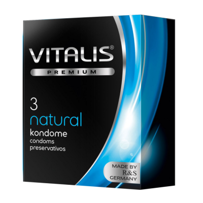 Классические презервативы "Vitalis" Natural Интим Хаус