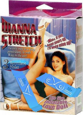 Секс-кукла девственница "Dianna Stretch" Брюнетка c напечатанным красивым лицом Интим Хаус