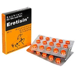 Таблетки «Эротизин» 30 драже