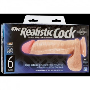 Вибратор «Realistic Cock» 6 дюймов из ТРЕ