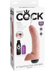 Фаллоимитатор с семяизвержением «King Squirting Cock» 9 дюймов