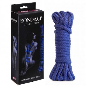 Веревка синяя «Bondage» 