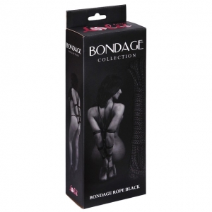 Веревка для бондажа «Bondage» черная