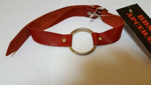 Кляп «BDSM-​Арсенал» красный с кольцом
