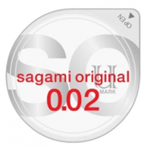 Полиуретановые японские презервативы "Sagami" Original 2 микрона