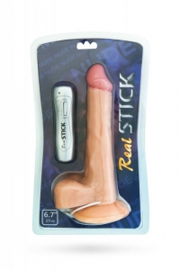 Вибратор "Real Stick" Nude 17 см