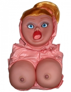Стонущая кукла с большими сиськами "Eroticon" брюнетка 