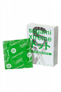 Презервативы "Sagami" Super Dotts Xtreme Type E