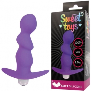 Пробка для ношения с вибрацией "Sweet toys" фиолетовая