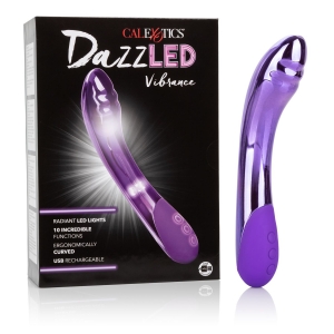 Вибратор перезаряжаемый "CalExotics" DazzLED фиолетовый