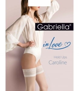 Чулки Gabriella Caroline белые.