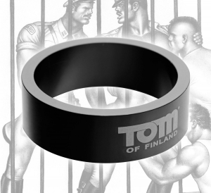 Металлическое эрекционное кольцо «Tom of Finland»