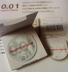 Тончайшие полиуретановые презервативы "Sagami" Original 0,01 мм