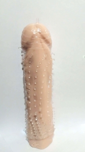Насадка на пенис прозрачная с шипиками