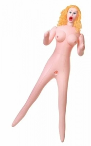 Секс-Кукла блондинка с тремя любовными тунелями "Dolls X" Celine