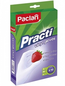 Перчатки "Practi" виниловые М