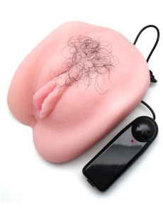Волосатая вагина с вибрацией "Eroton" 