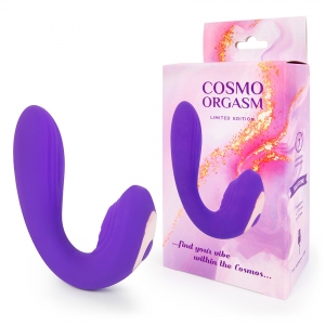 Вибратор  изогнутый "Cosmo Orgasm" сиреневый перезаряжаемый