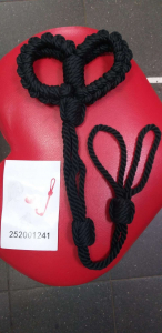 Веревка - фиксация для рук и ног черная или красная