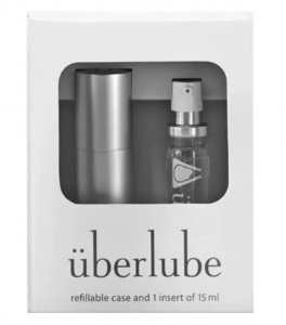 Гель "Uberlube" универсальный на силиконовой основе с серебристым кейсом 15 мл