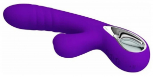 Мощный вибратор - сосунок "Pretty Love" Jersey фиолетовый 