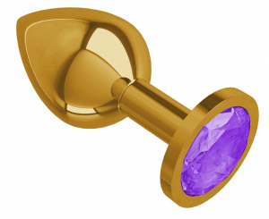 Пробка металл с фиолетовым кристаллом L