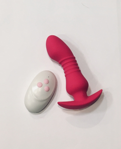 Пробка "Sex Toys" для ношения с ребрышками на бесппроводном пульте