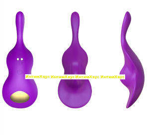 Вибратор "ClitMagic" фиолетовый в форме гитары вкладышь в трусики