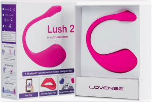 Виброяйцо "Lovense Lush 2" розовый, силикон