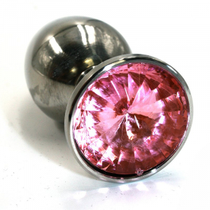 Пробка "Ювелир" металл светло-розовый кристаллом S