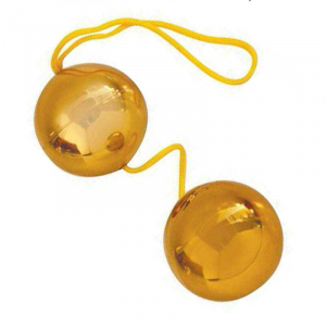 Вагинальные шарики "Эровумен" пластик золотые