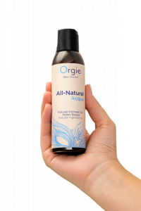 Большой флакон гипоаллергенного геля Естественный контакт "Orgie" All Natural Acqua на водной основе