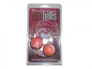 Шарики вагинальные «Duo Balls» на гигиеничной сцепке.